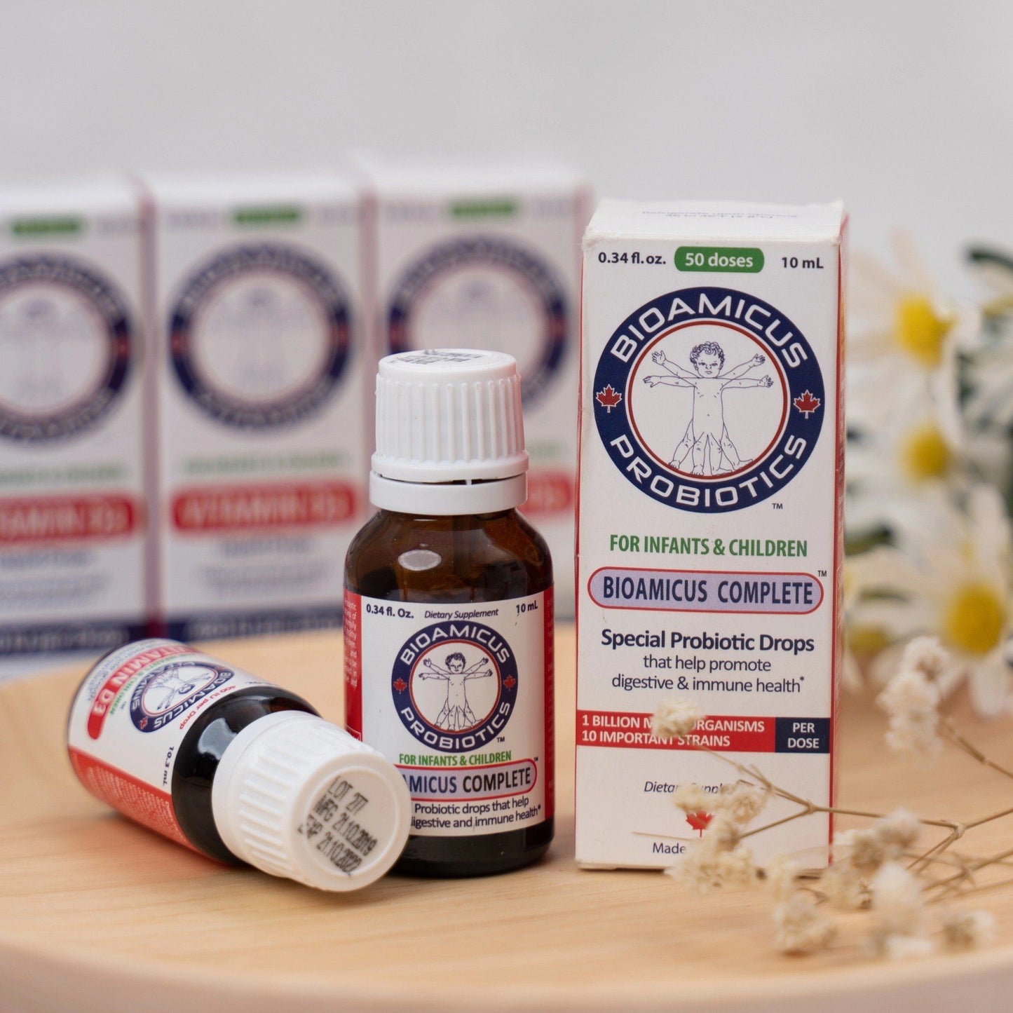 Men 10 chủng Bioamcius 10ml hỗ trợ hệ vi sinh đường ruột