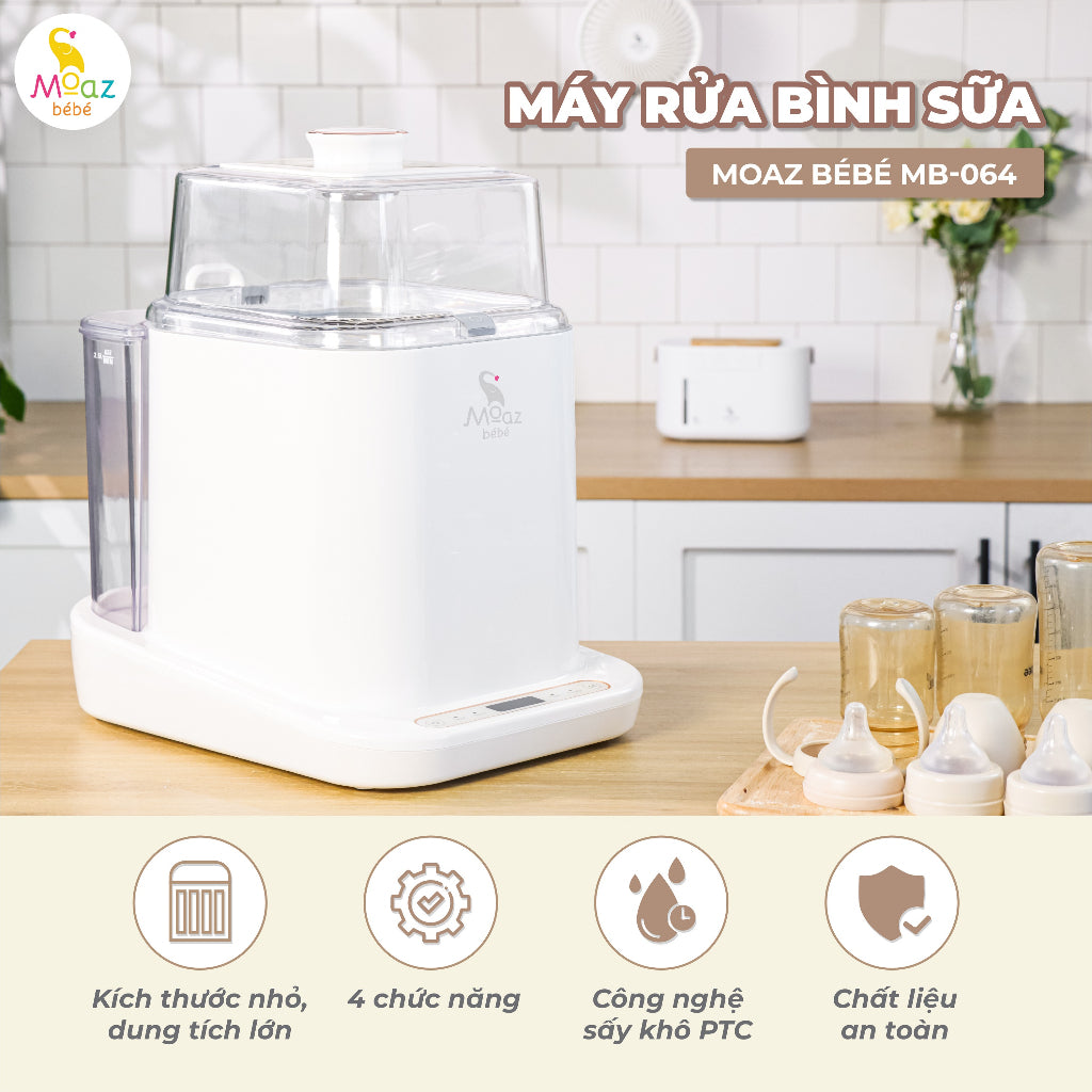 Máy Rửa Bình Sữa MOAZ BÉBÉ MB064