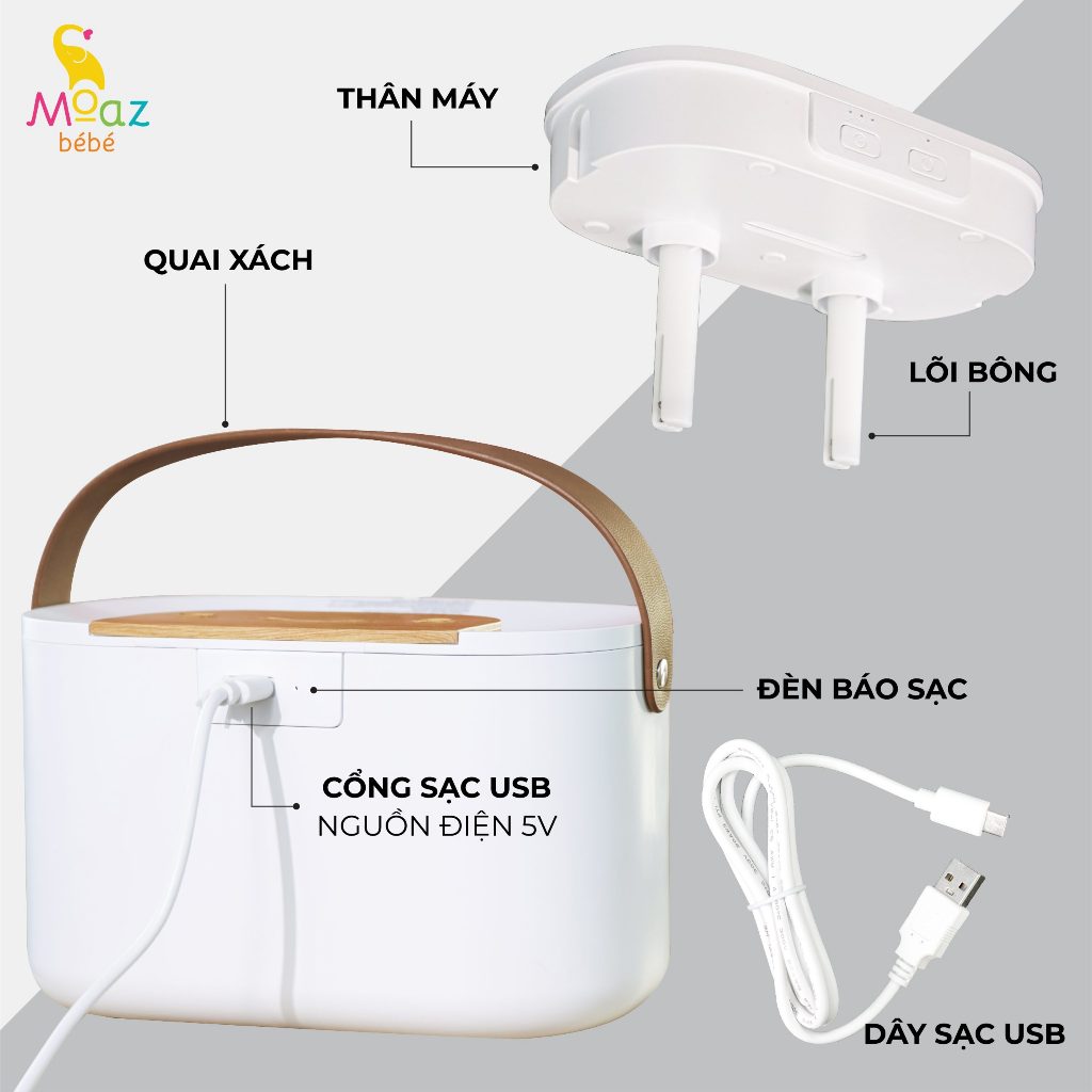 Máy Phun Sương Tạo Độ Ẩm MOAZ BÉBÉ MB065