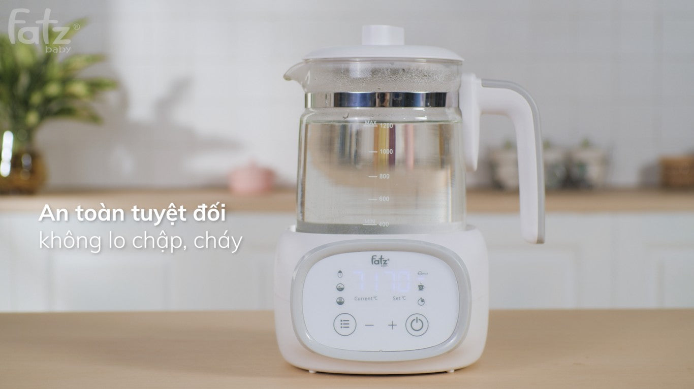 Máy đun nước và hâm nước pha sữa điện tử QUICK 9 Fatzbaby FB3526TN