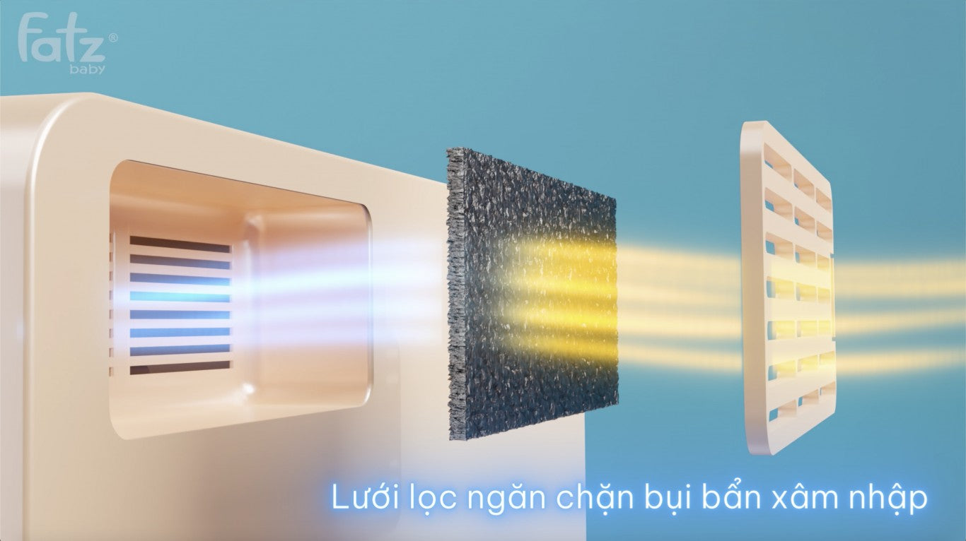 Máy tiệt trùng sấy khô UVC - LED Fatzbaby - 19L - KING 2 - FB4799BT