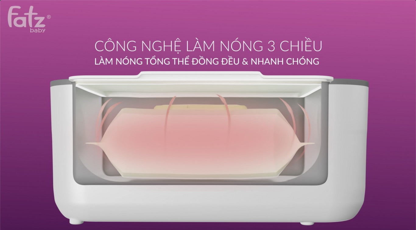 Máy ủ ấm khăn giấy ướt Fatzbaby - Warm 1 - FB7200MX