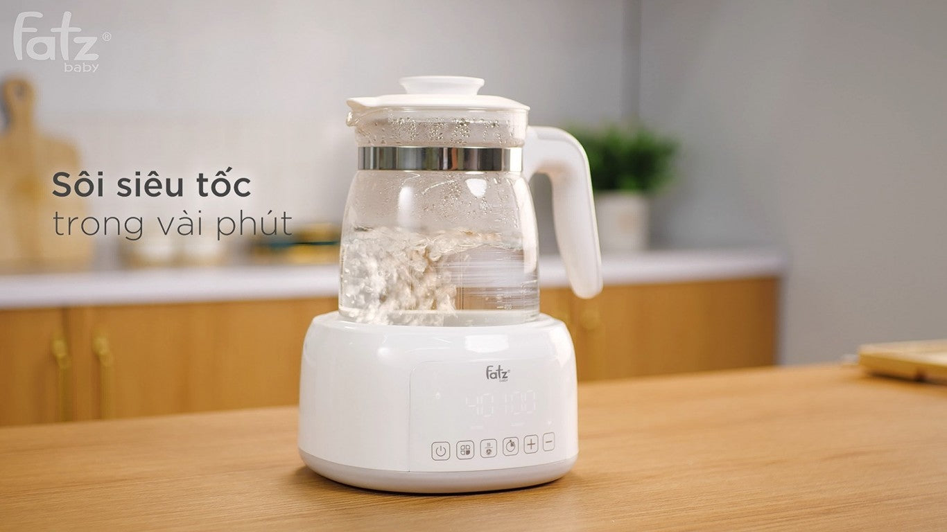 Máy đun nước và hâm nước pha sữa điện tử QUICK 12 Fatzbaby - FB3503HB