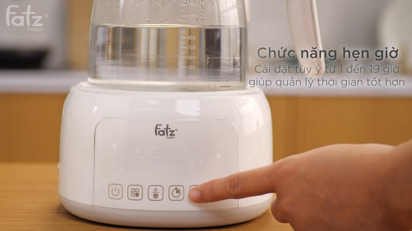 Máy đun nước và hâm nước pha sữa điện tử QUICK 12 Fatzbaby - FB3503HB