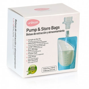 Túi đựng sữa mẹ (trữ sữa mẹ) Unimom Compact không có BPA 210ml