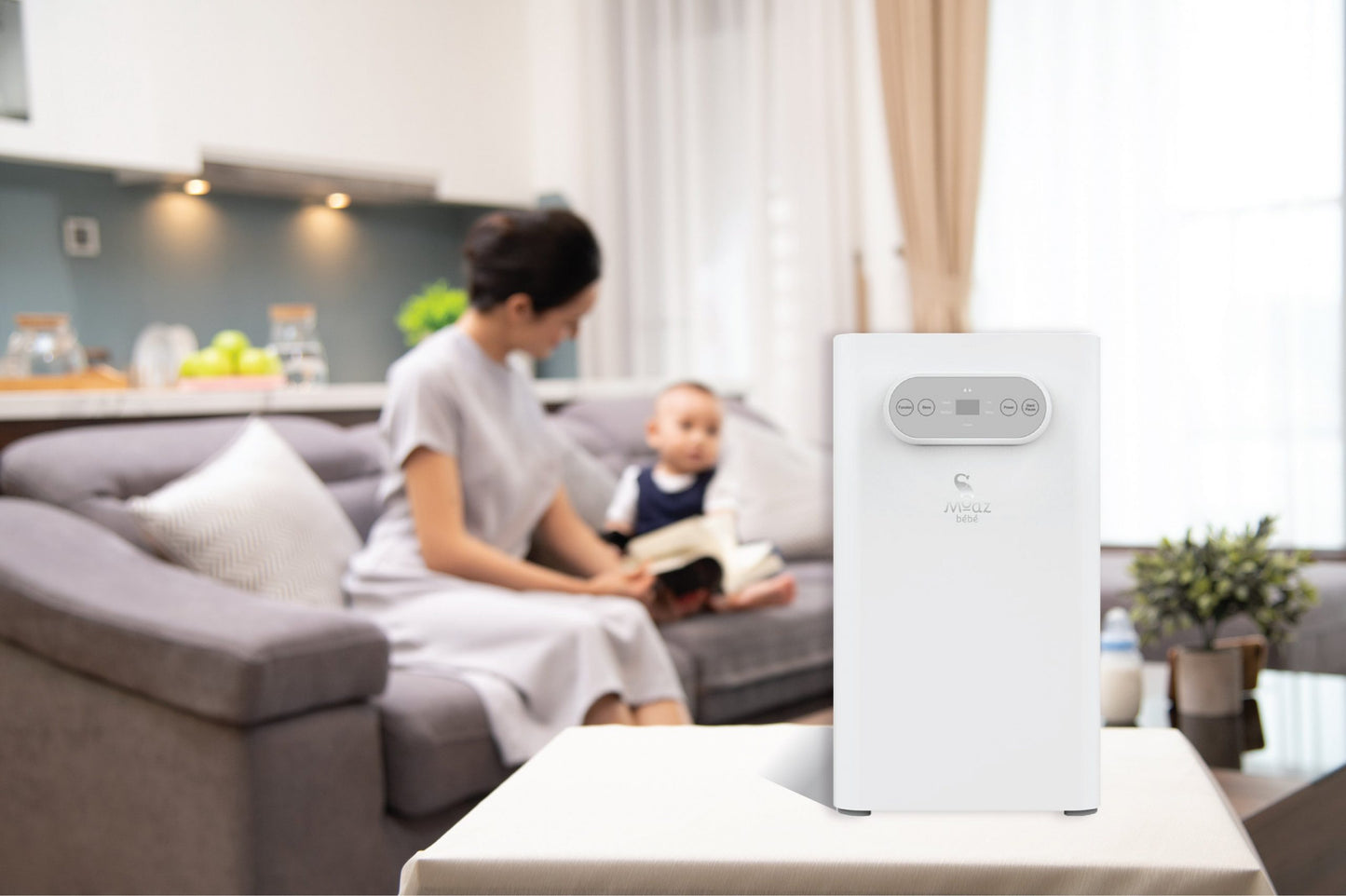 Máy rửa bình sữa, tiệt trùng và sấy khô Moaz BéBé MB-035