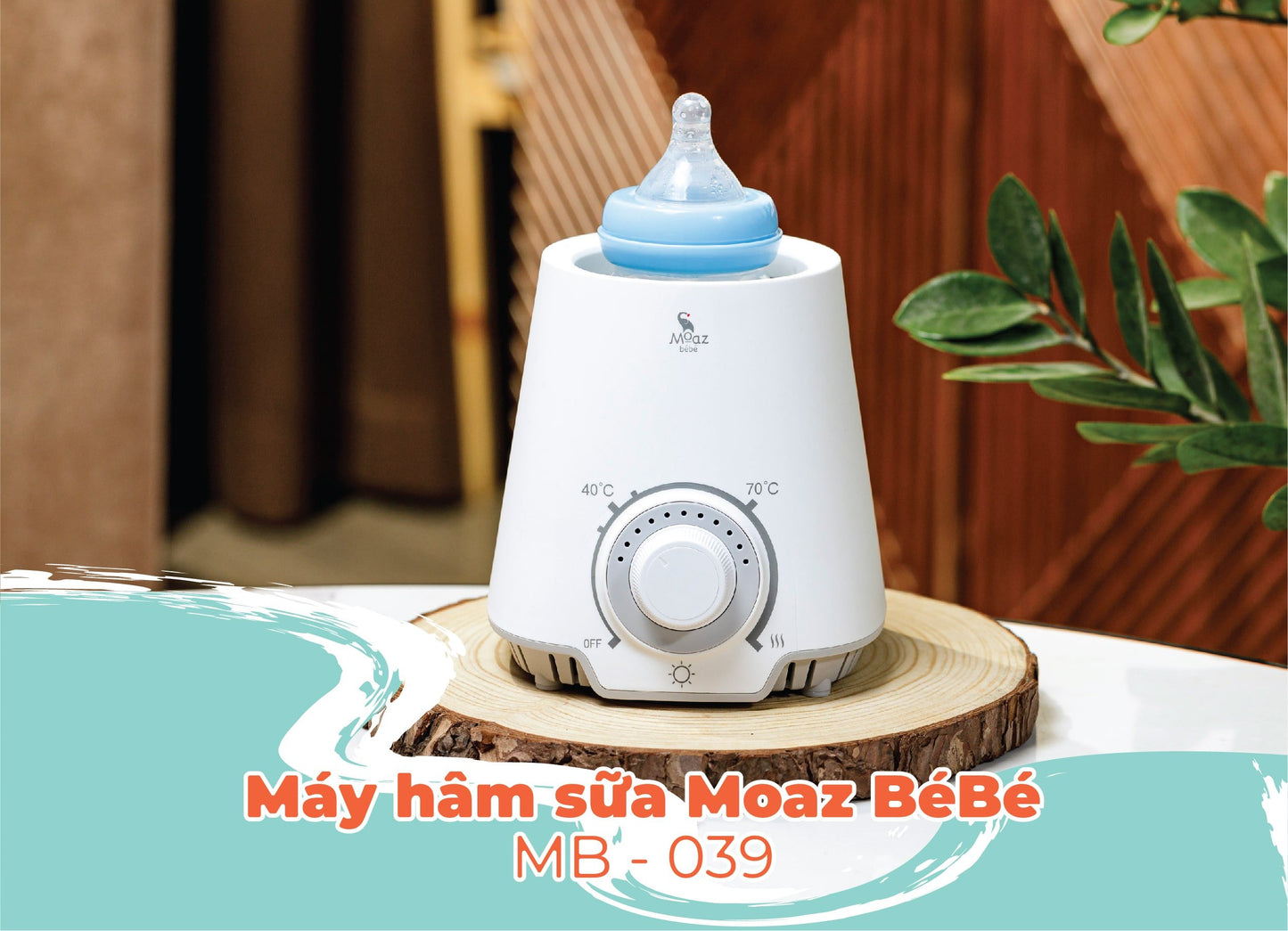 Máy hâm sữa Moaz BéBé MB039
