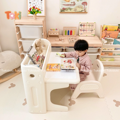 Bộ bàn học kèm ghế và bảng vẽ Babyviva