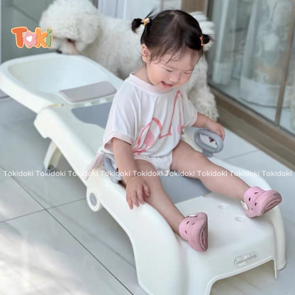 Ghế gội đầu cho bé gấp gọn có tay vịn Babyviva