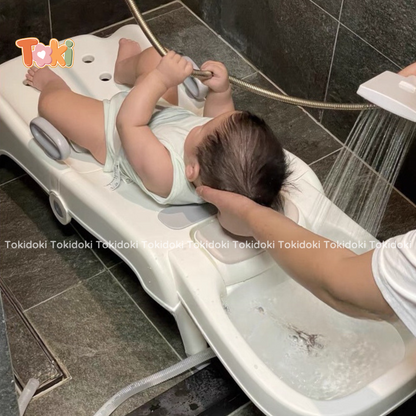 Ghế gội đầu cho bé gấp gọn có tay vịn Babyviva